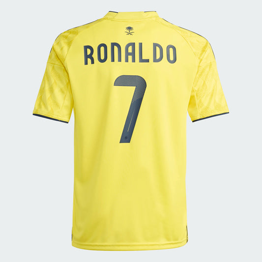 Youth Ronaldo #7 Al Nassr FC ANFC Home Jersey 2025/26