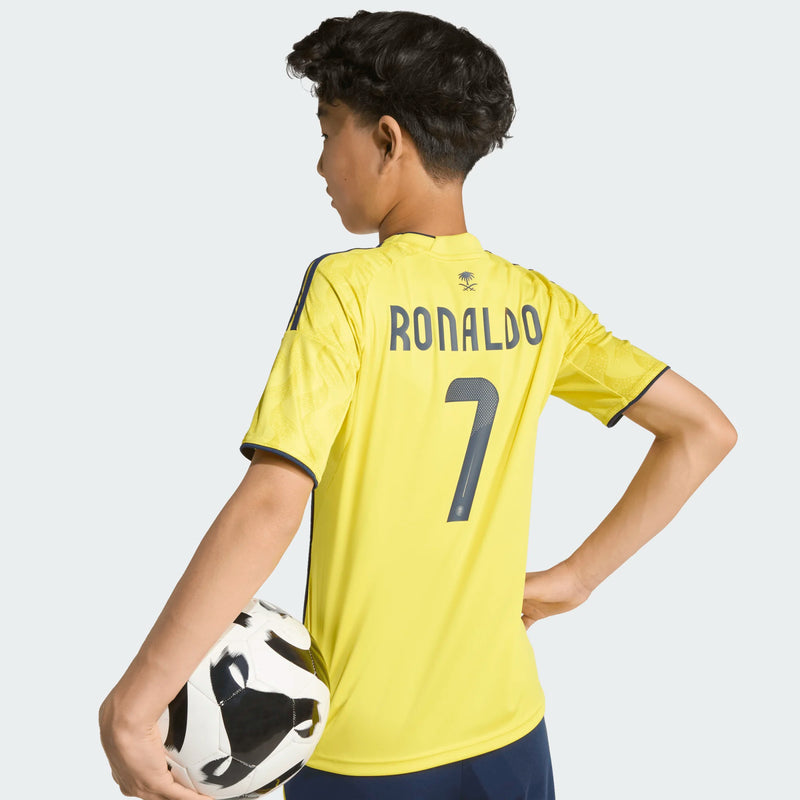 Load image into Gallery viewer, Youth Ronaldo #7 Al Nassr FC ANFC Home Jersey 2025/26
