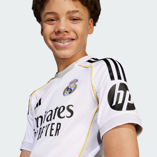 adidas Youth Real Madrid Home Jersey 2025/26