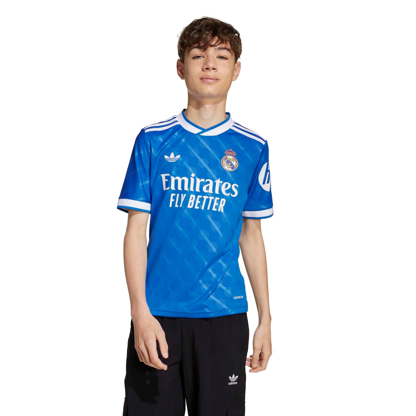 Mbappe #10 Youth Real Madrid Third Jersey 2025/26 Blue