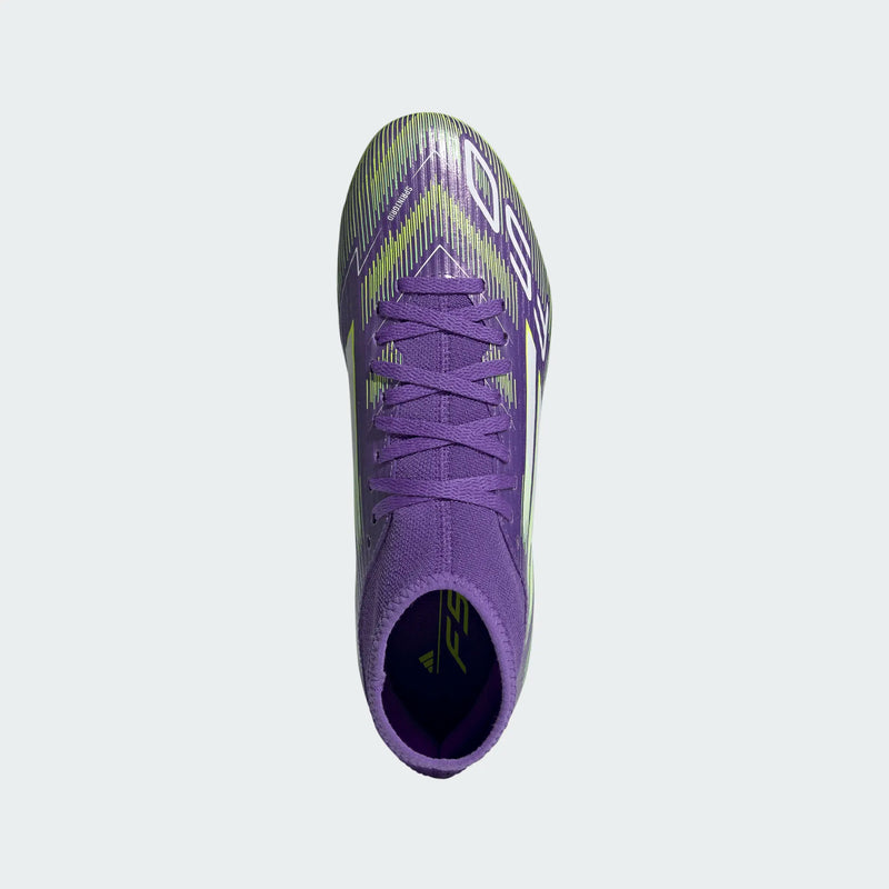 Load image into Gallery viewer, adidas F50 club sock FG/MG purple green
