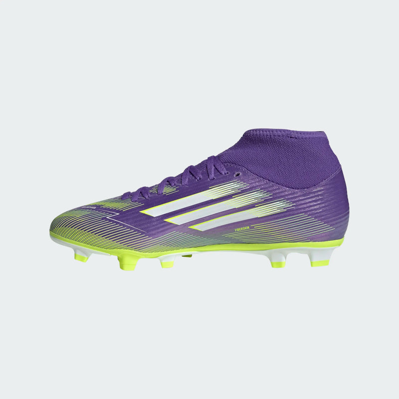 Load image into Gallery viewer, adidas F50 club sock FG/MG purple green
