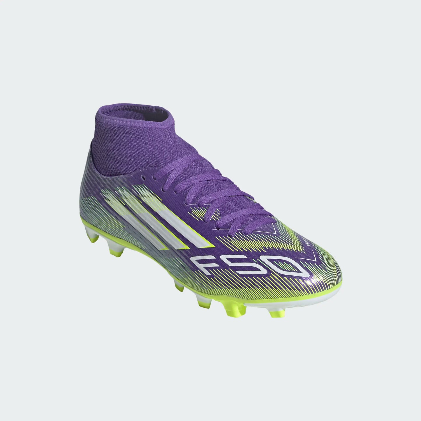 adidas F50 club sock FG/MG purple green