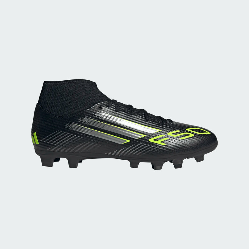 adidas F50 Club Mid Firm/Multi-Ground Cleats Core Black 6 - Mens Soccer Cleats adidas F50 Club Mid Firm/Multi-Ground Cleats Core Black 6 - Mens Soccer Cleats