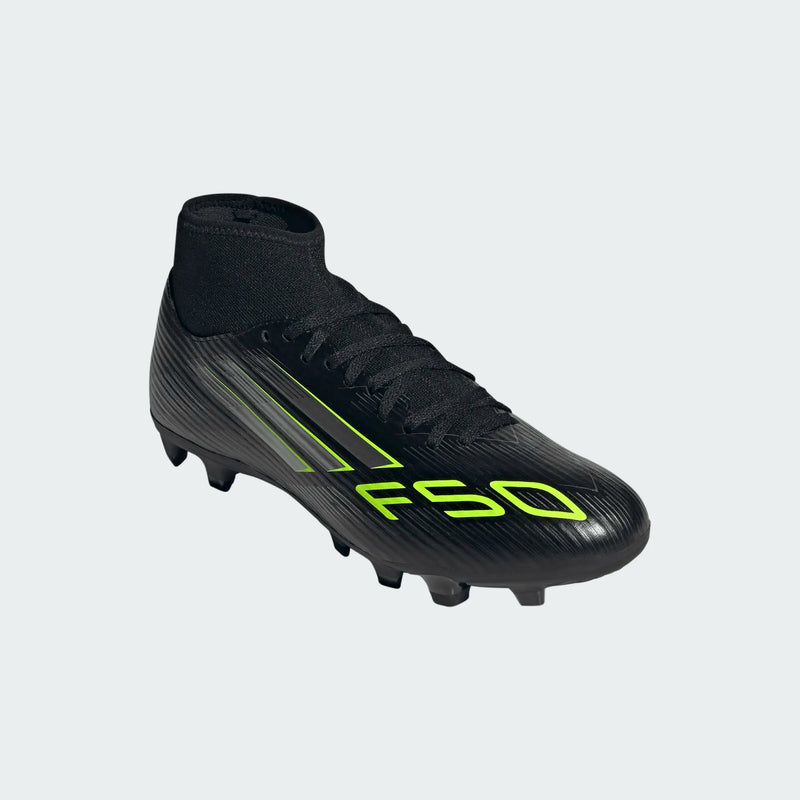 Load image into Gallery viewer, adidas F50 Club Mid FG/MG Black Green
