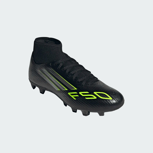 adidas F50 Club Mid FG/MG Black Green