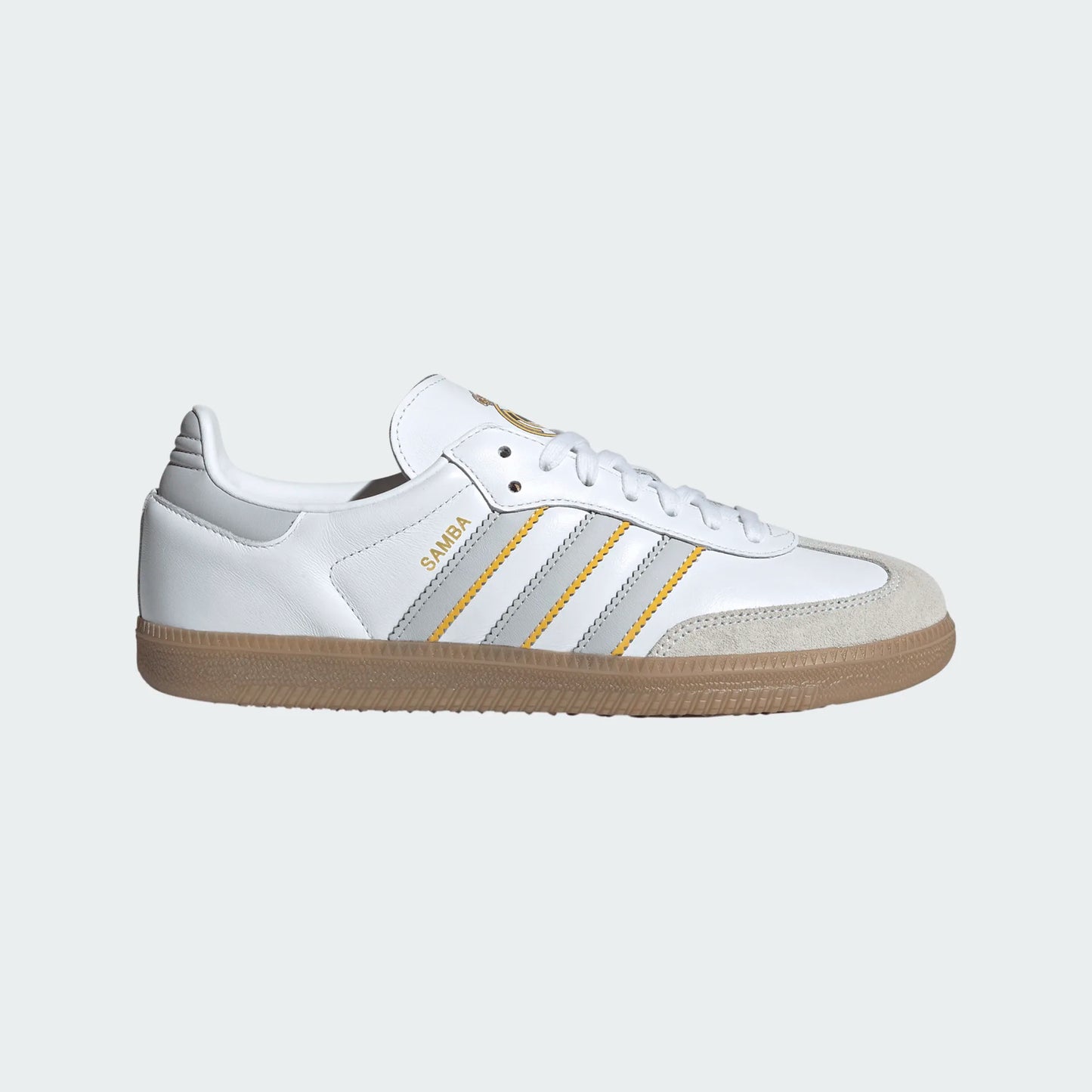adidas Samba Real Madrid White Gold