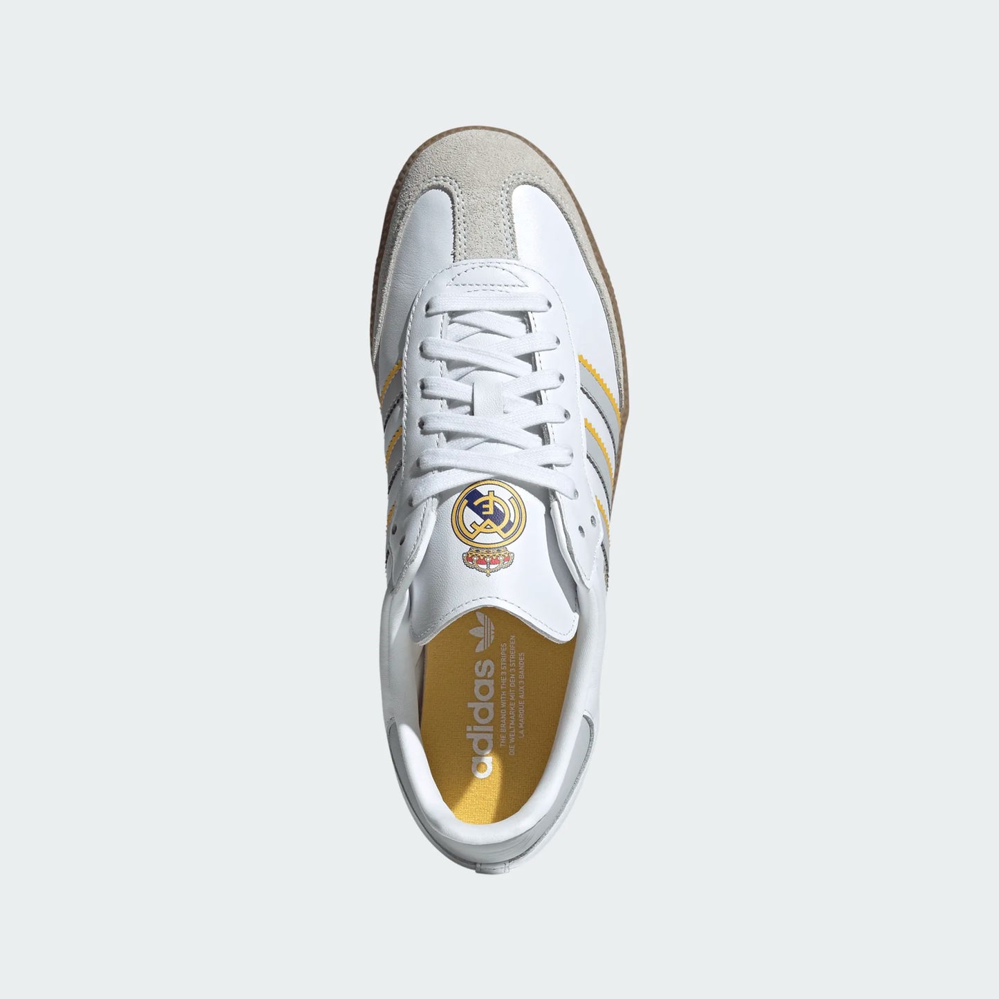 adidas Samba Real Madrid White Gold
