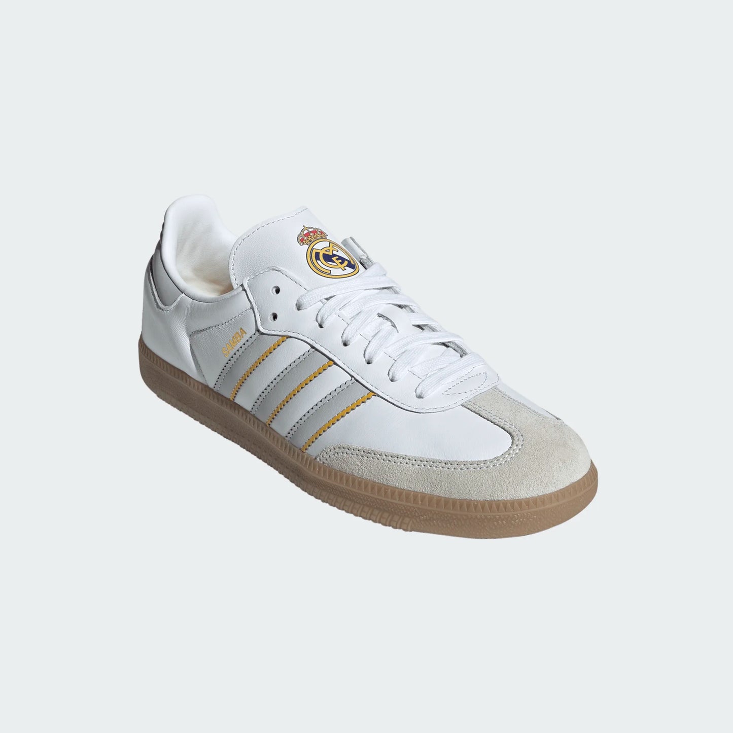 adidas Samba Real Madrid White Gold