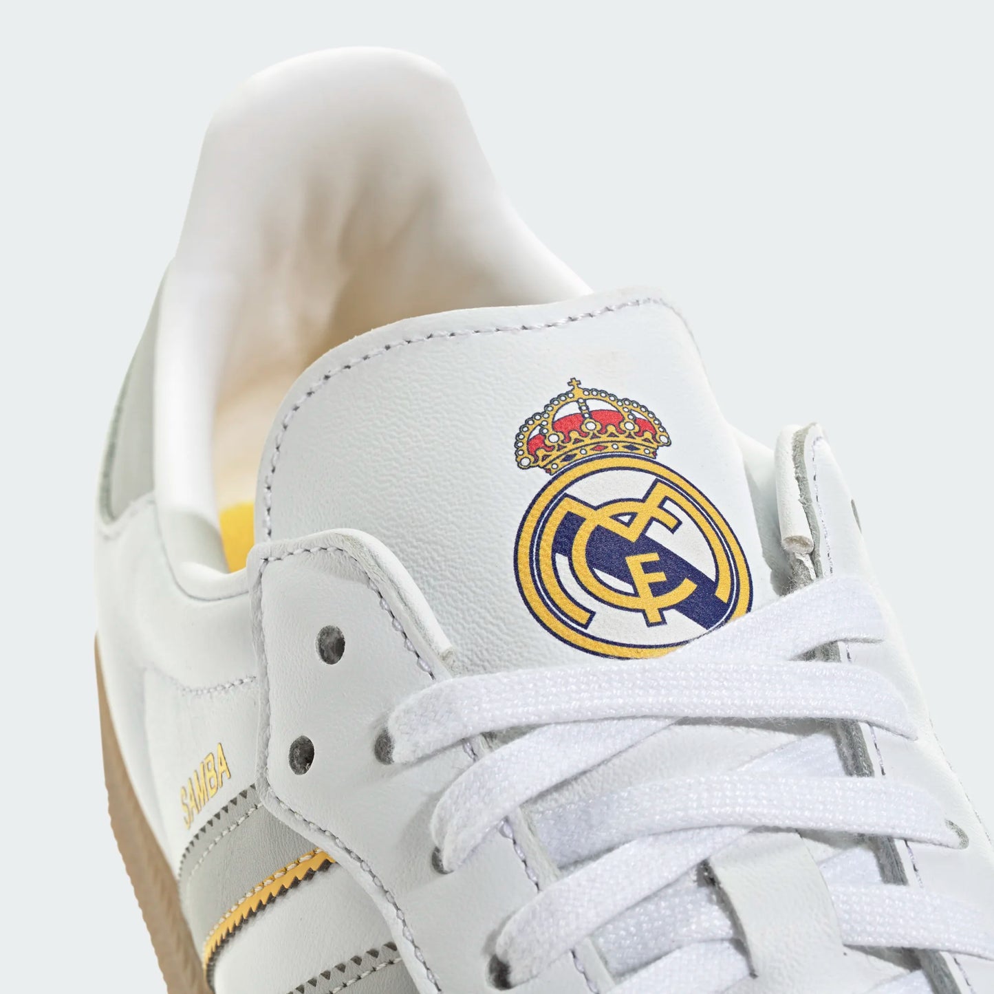 adidas Samba Real Madrid White Gold