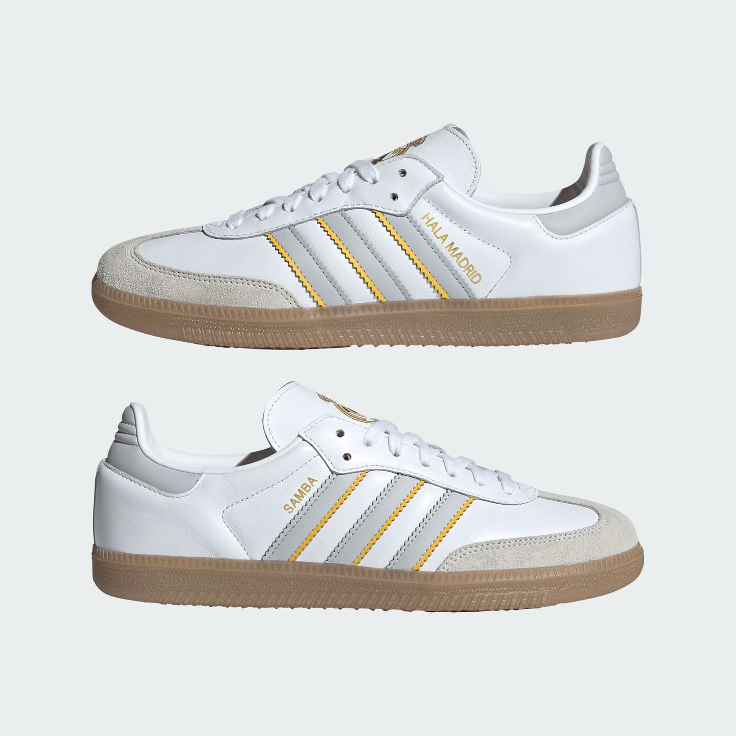 adidas Samba Real Madrid White Gold