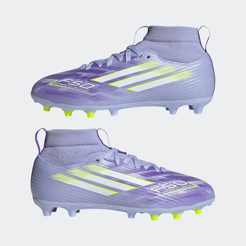 Load image into Gallery viewer, adidas Youth F50 Sparkfusion League FG/AG Purple
