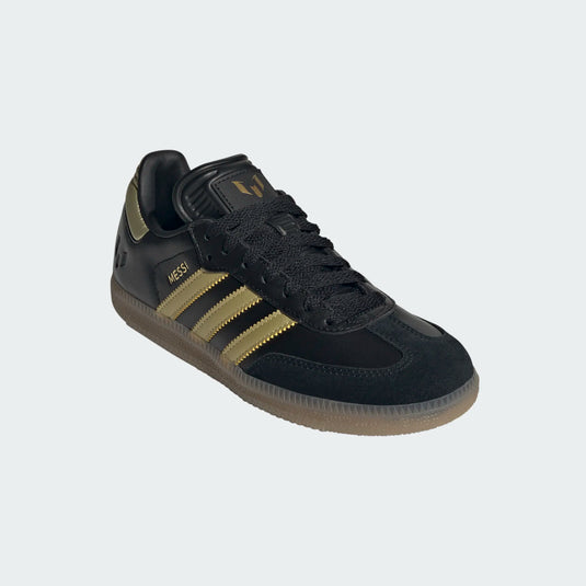 adidas Youth Samba Jr Messi Black Gold