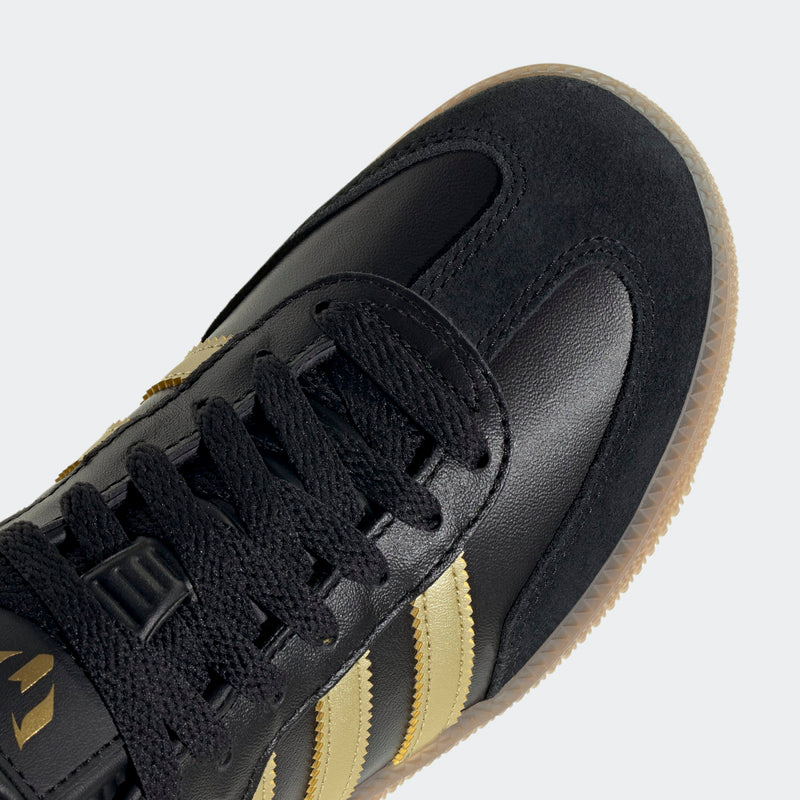 Load image into Gallery viewer, adidas Youth Samba Jr Messi Black Gold
