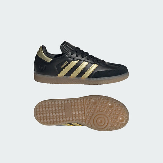 adidas Youth Samba Jr Messi Black Gold