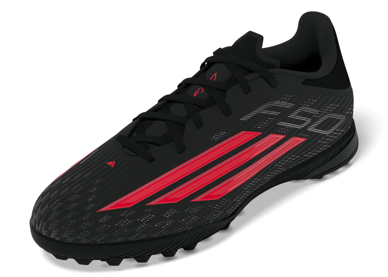 Load image into Gallery viewer, adidas F50 League Turf Soccer Shoes Black Red
