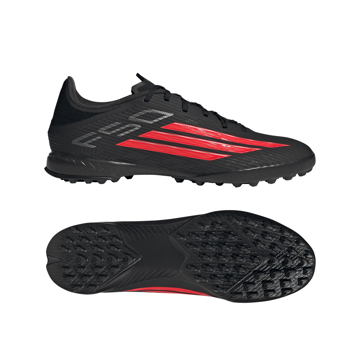 adidas F50 League Turf Soccer Shoes Black Red