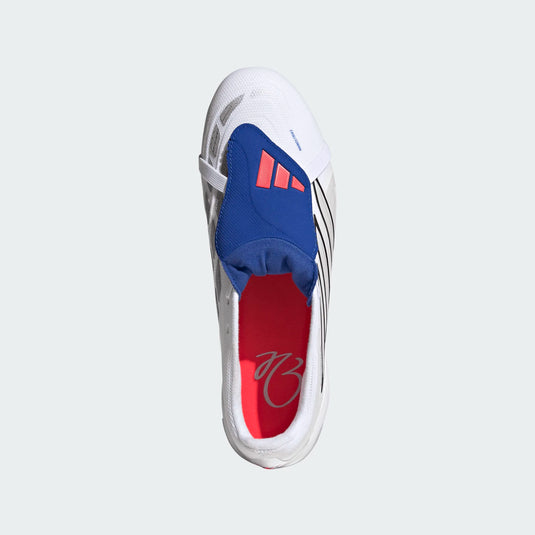 adidas Predator League Fold-Over Tongue FG White Royal Blue