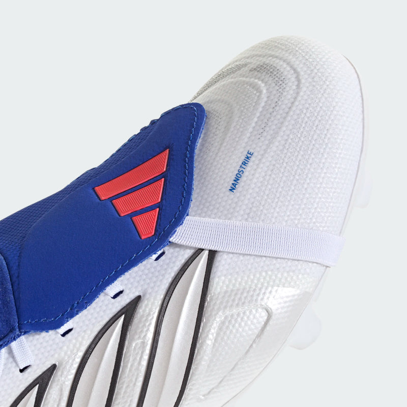 Load image into Gallery viewer, adidas Predator League Fold-Over Tongue FG White Royal Blue
