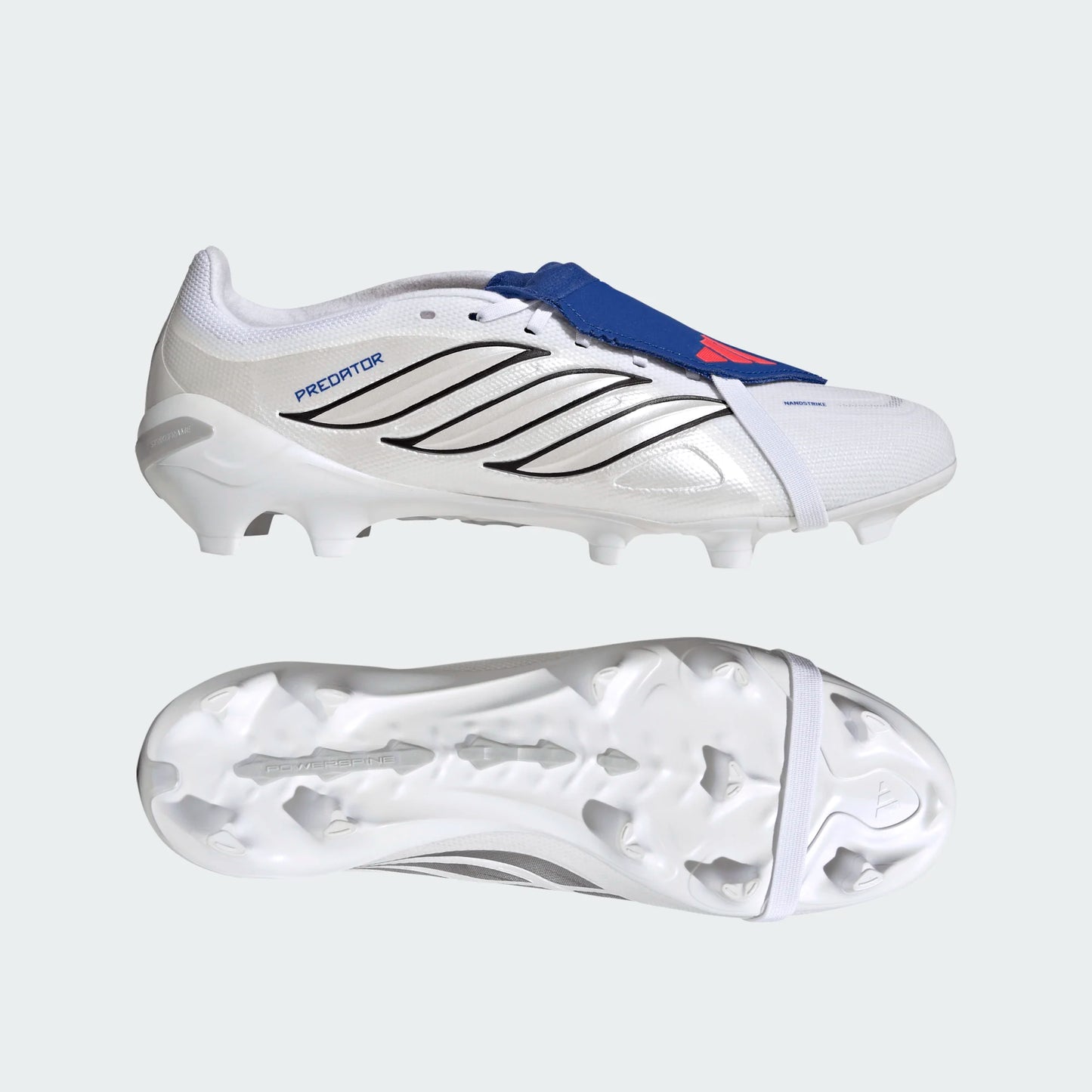 adidas Predator League Fold-Over Tongue FG White Royal Blue
