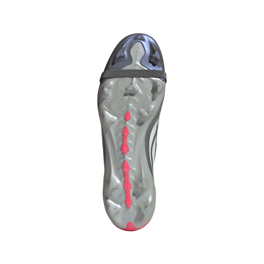 Predator League Fold Over Tongue FG Finishers Steel Red