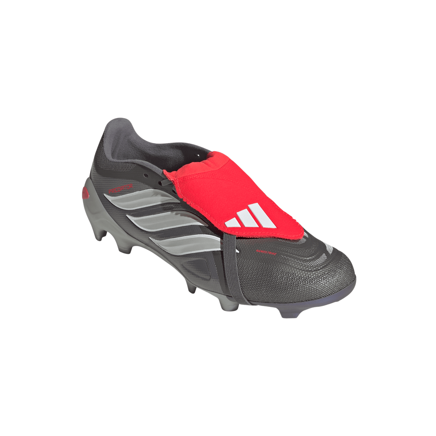 Predator League Fold Over Tongue FG Finishers Steel Red
