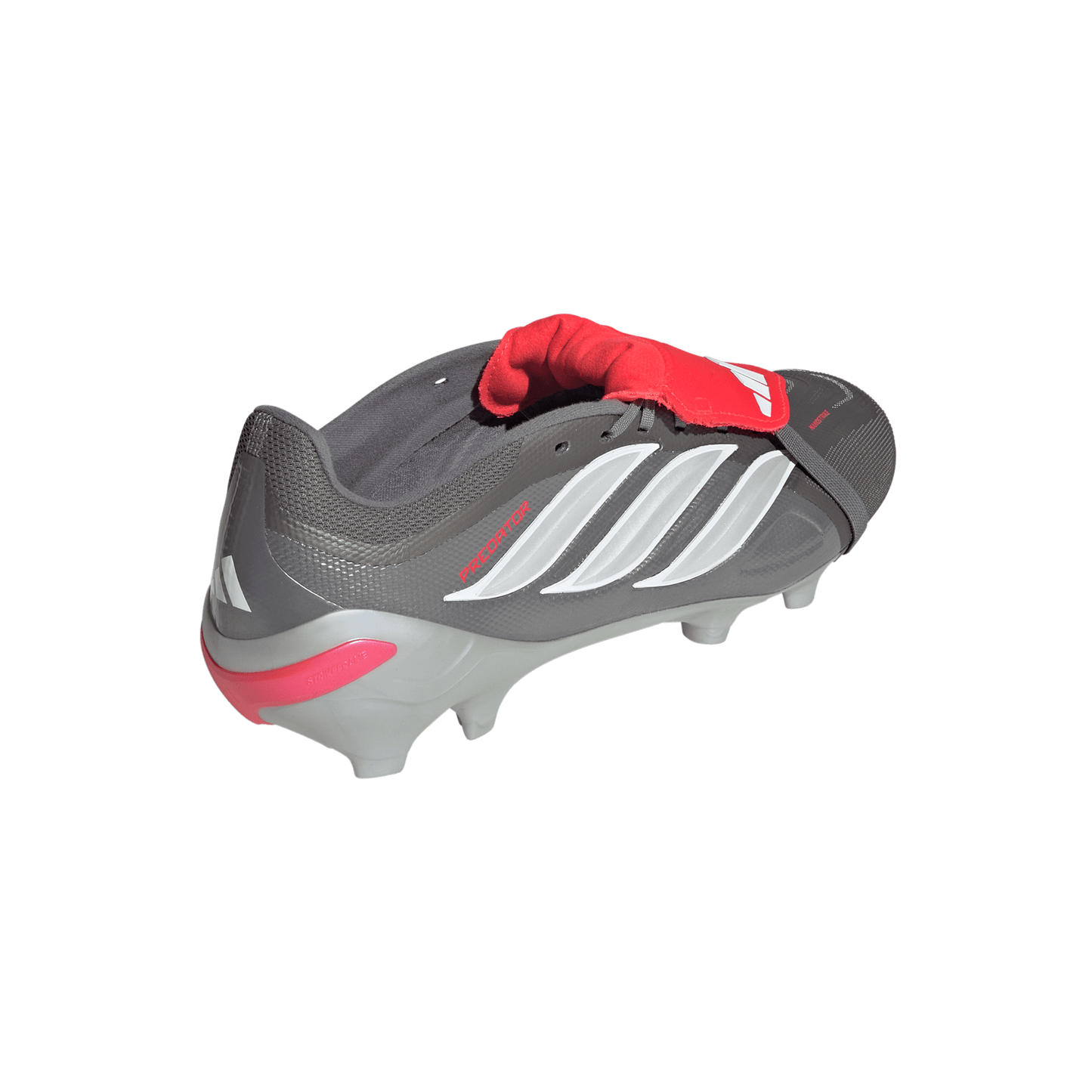 Predator League Fold Over Tongue FG Finishers Steel Red