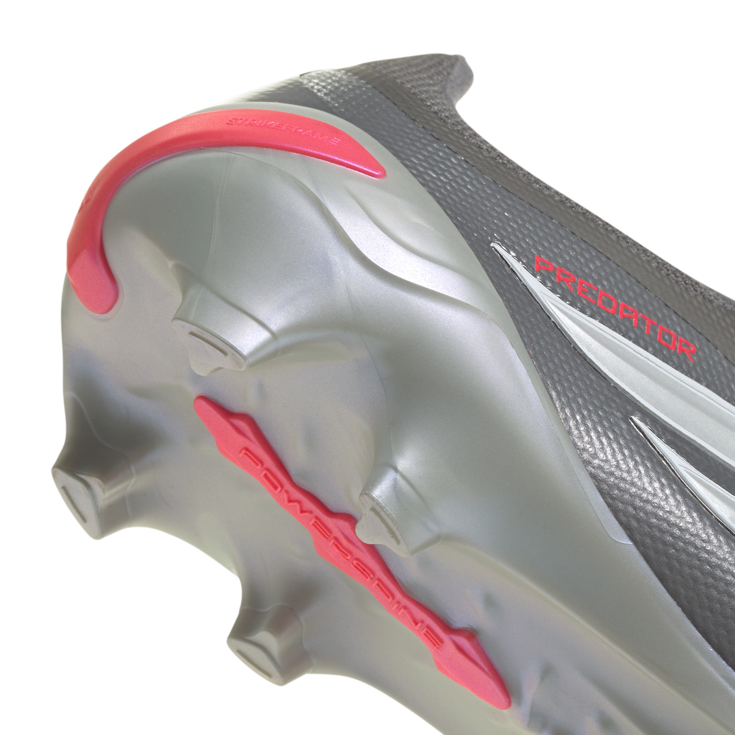 Predator League Fold Over Tongue FG Finishers Steel Red