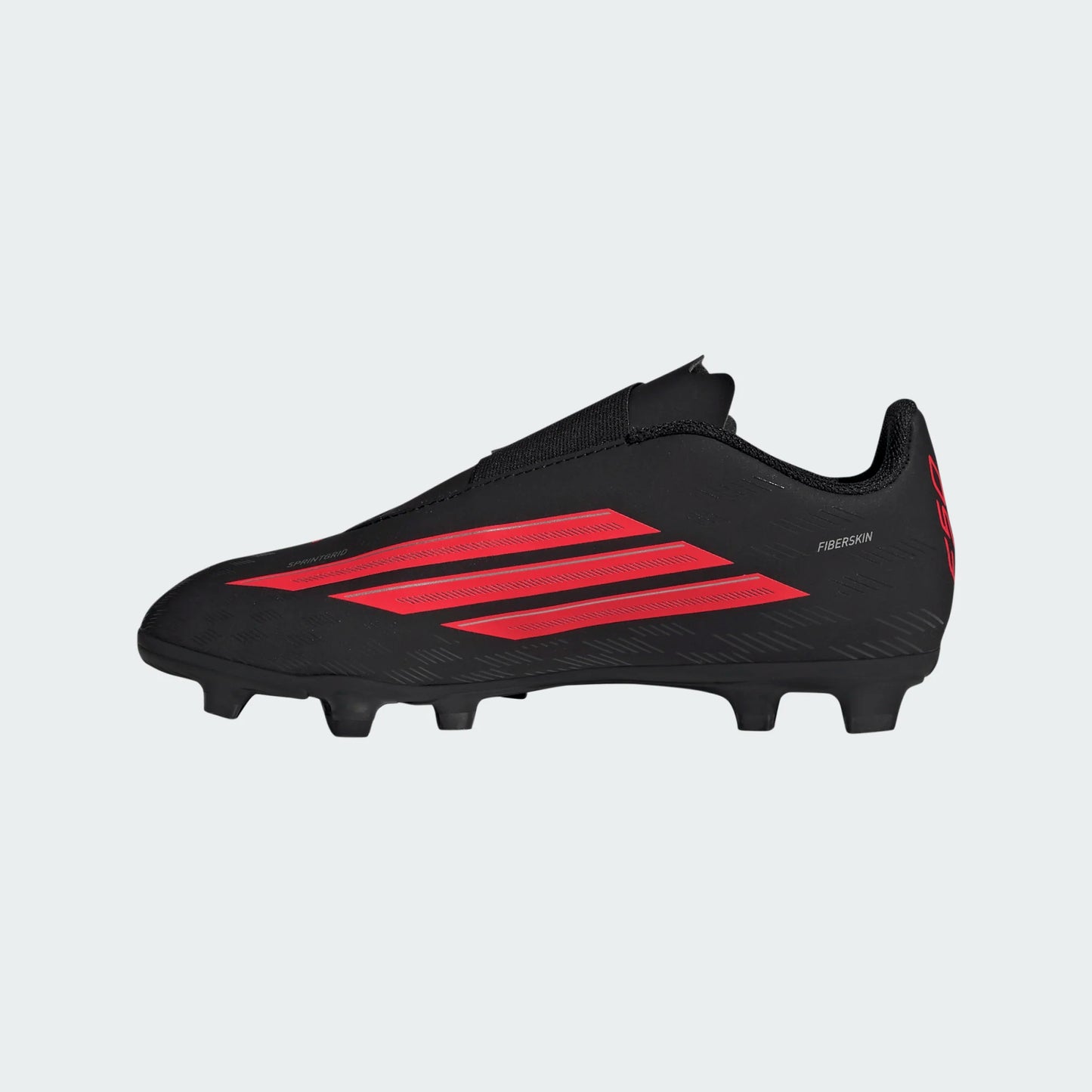 adidas F50 Club Velcro FG/MG Youth Black Red