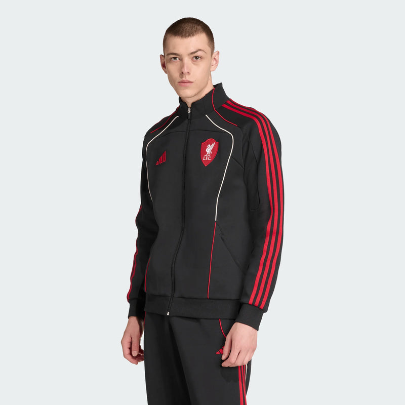 Load image into Gallery viewer, Liverpool FC Black Track Jacket
