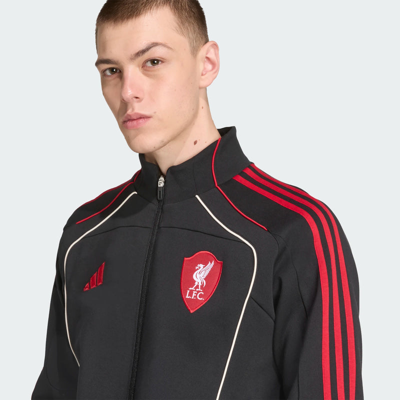 Load image into Gallery viewer, Liverpool FC Black Track Jacket
