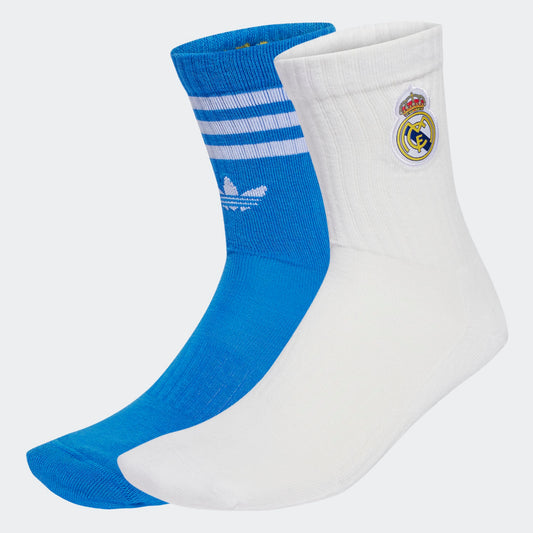 Real Madrid Fan Crew Socks 2 Pack