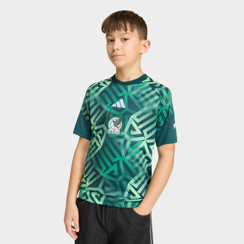 Load image into Gallery viewer, Youth Mexico World Cup 2026 Pre-Match Jersey Green
