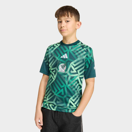 Youth Mexico World Cup 2026 Pre-Match Jersey Green