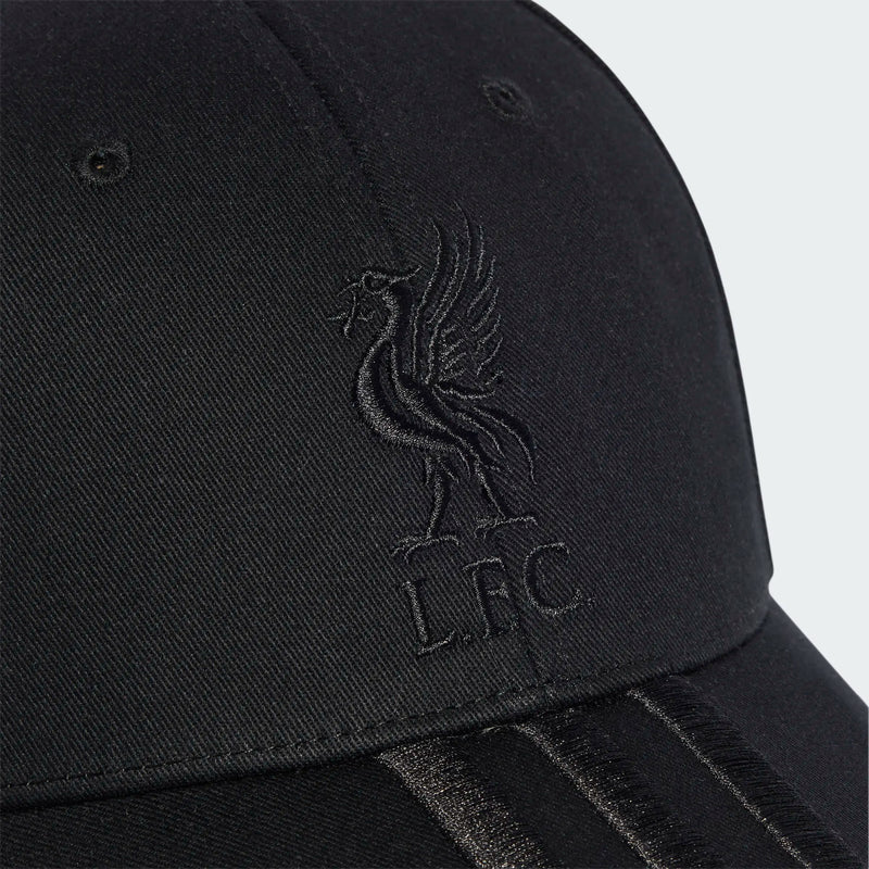 Load image into Gallery viewer, Liverpool FC Cap Black 3 Stripes
