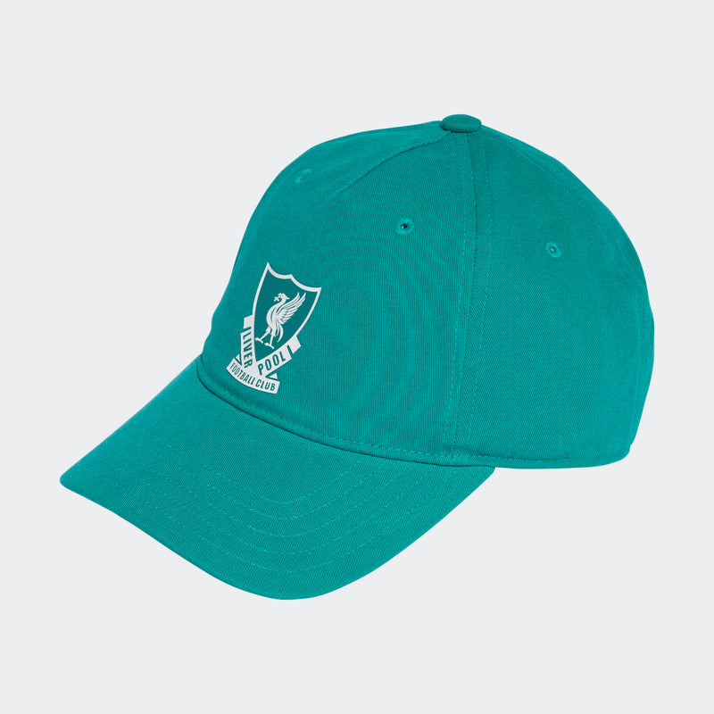 Load image into Gallery viewer, Liverpool FC Green Cap 3 Stripes
