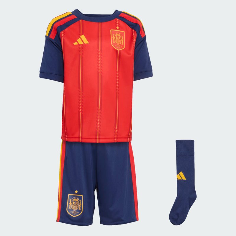 Load image into Gallery viewer, Toddler Spain World Cup 2026 Home Jersey and Shorts Set
