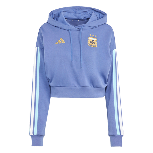 AFA Argentina DNA Women's Cropped Soccer  Hoodie