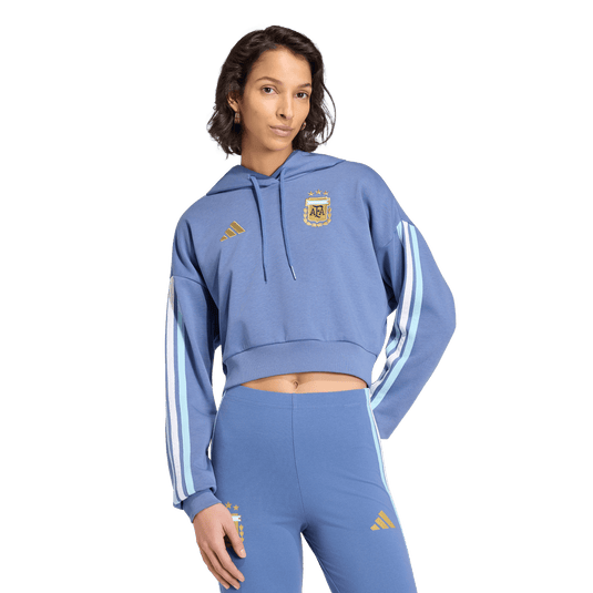 AFA Argentina DNA Women's Cropped Soccer  Hoodie