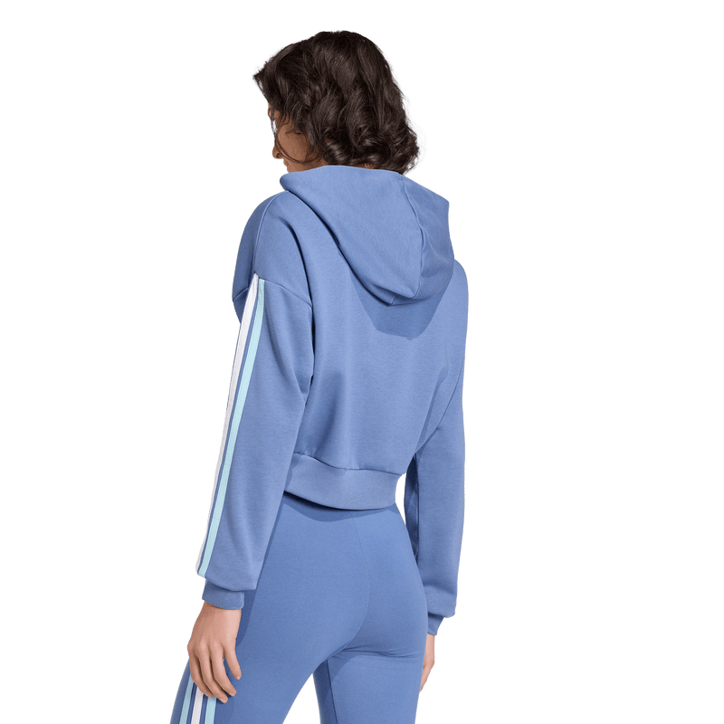 Load image into Gallery viewer, AFA Argentina DNA Women's Cropped Soccer  Hoodie
