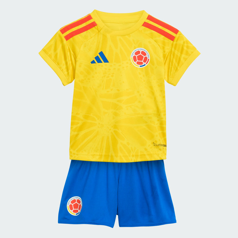 Load image into Gallery viewer, Baby Colombia World Cup 2026 Home Jersey and Shorts Set
