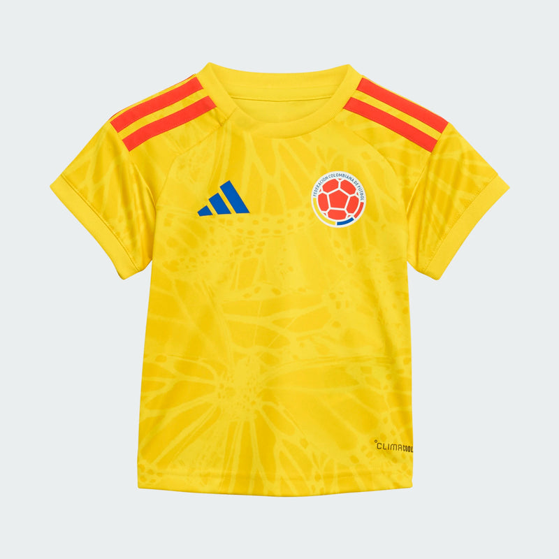 Load image into Gallery viewer, Baby Colombia World Cup 2026 Home Jersey and Shorts Set
