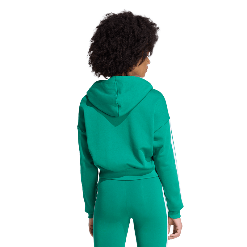 Load image into Gallery viewer, FMF Mexico Women's Cropped Soccer Hoodie Green
