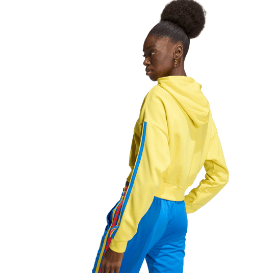 FCF Colombia Women's Cropped Soccer Hoodie Yellow