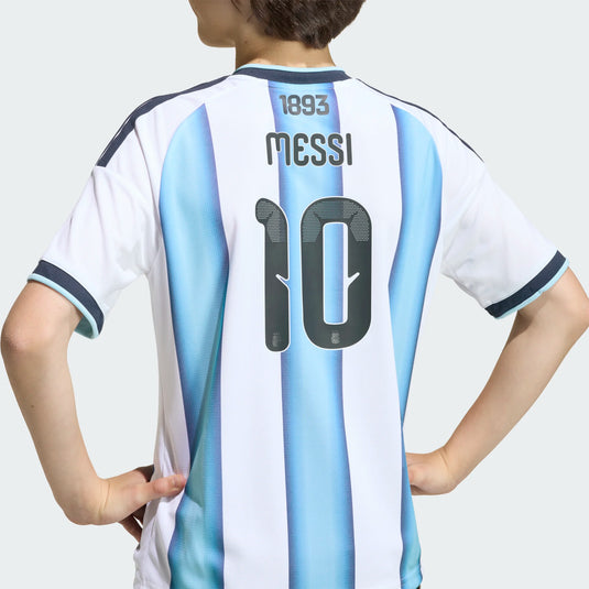 Messi #10 Youth Argentina World Cup 2026 Home Jersey
