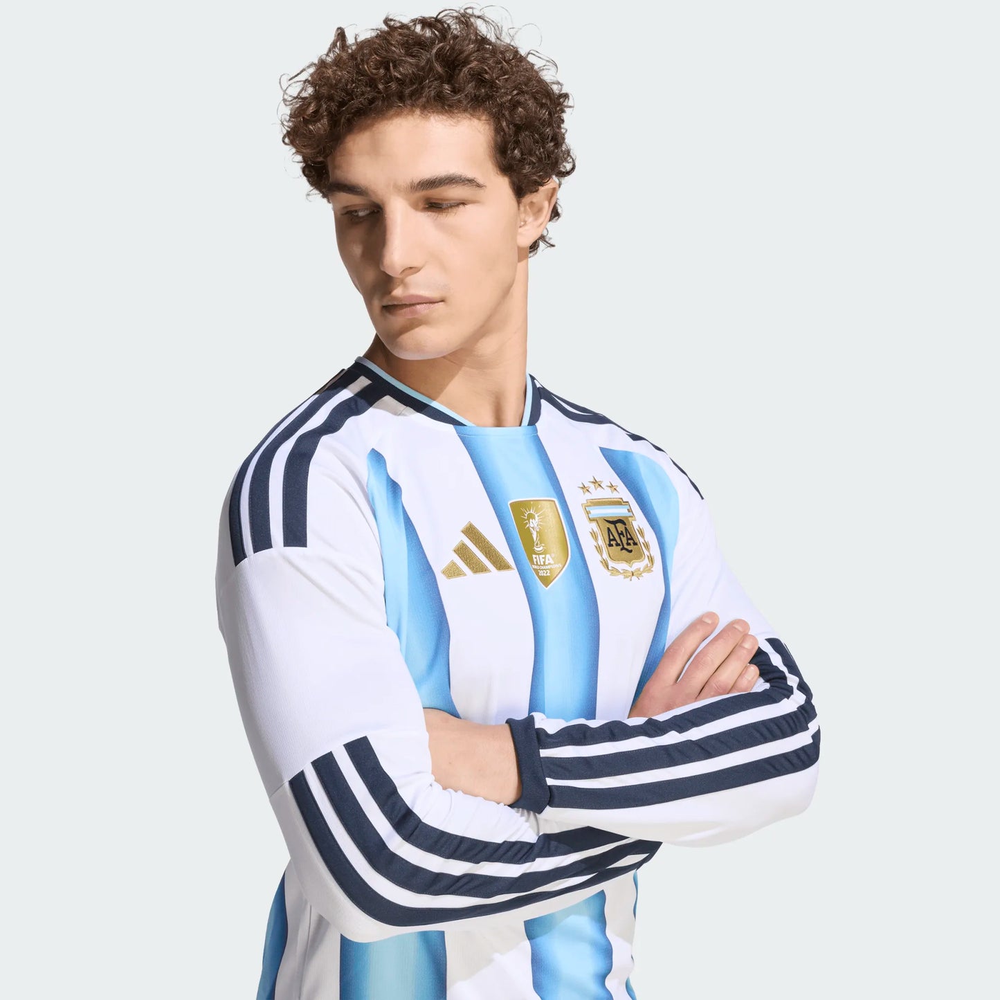 Men's Long Sleeve Argentina Home World Cup 2026 Jersey