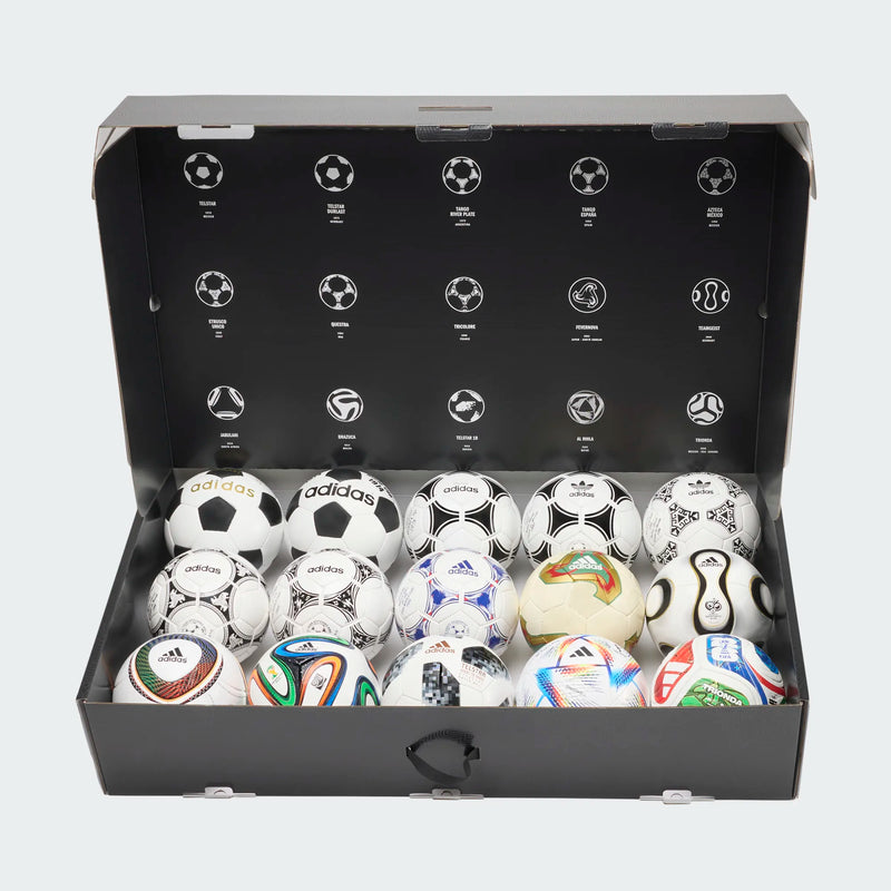 Load image into Gallery viewer, LIMITED EDITION adidas World Cup Ball Historical Set Pro 1970-2026
