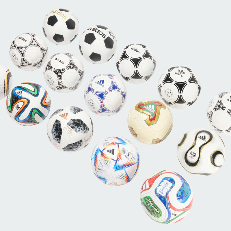 Load image into Gallery viewer, LIMITED EDITION adidas World Cup Ball Historical Set Pro 1970-2026
