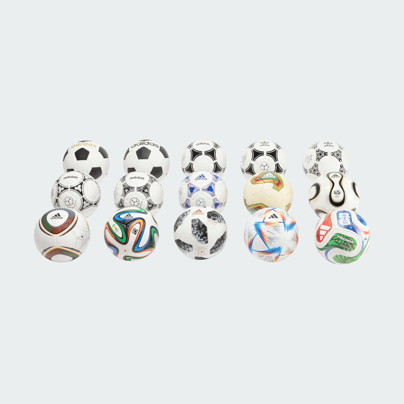 Load image into Gallery viewer, LIMITED EDITION adidas World Cup Ball Historical Set Pro 1970-2026
