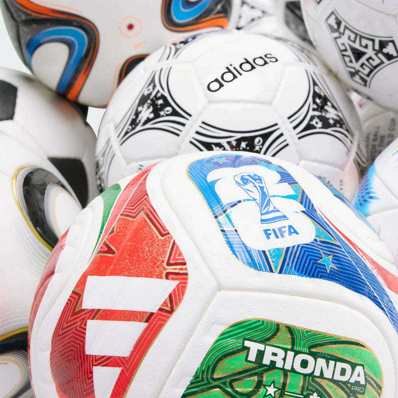Load image into Gallery viewer, LIMITED EDITION adidas World Cup Ball Historical Set Pro 1970-2026
